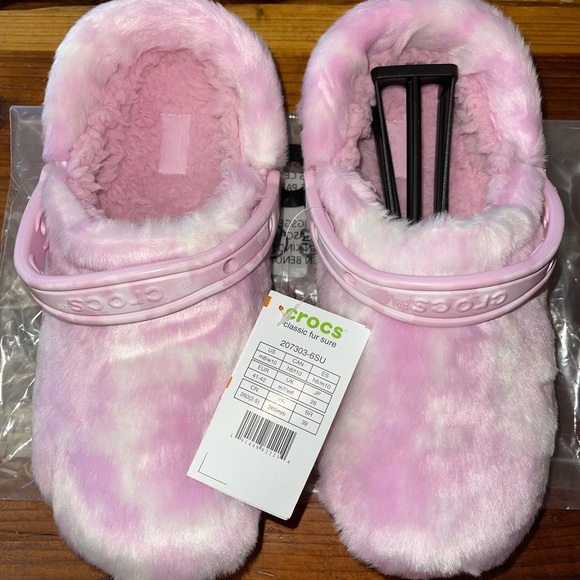 Crocs Classic Fur Sure Clogs - Picture 3 of 4
